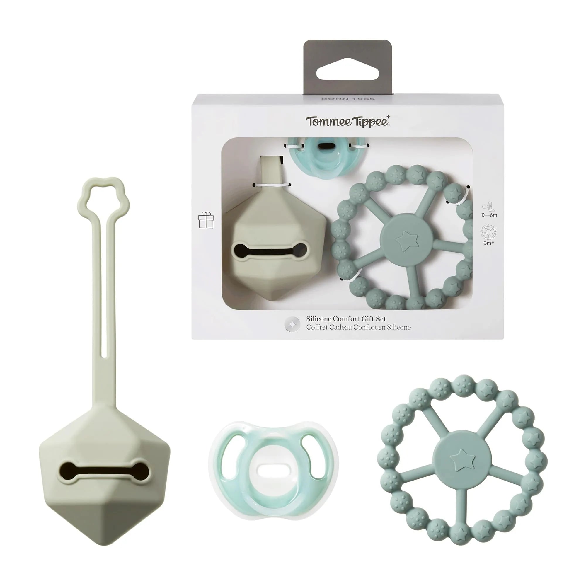 Tommee Tippee Soothing Silicone Comfort Gift Set - Mari Kali Stores Cyprus Tommee Tippee Soothing Silicone Comfort Gift Set - Mari Kali Stores Cyprus