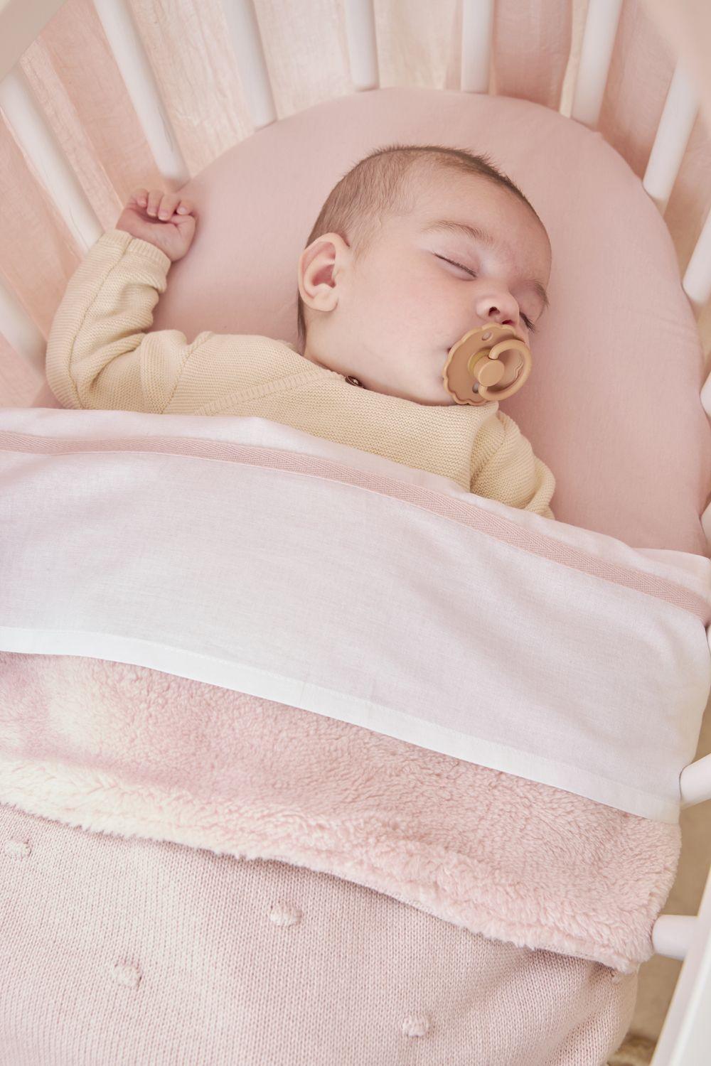 Cot Blanket Velvet Knots Teddy - Soft Pink 100x150cm - Mari Kali Stores Cyprus Cot Blanket Velvet Knots Teddy - Soft Pink 100x150cm - Mari Kali Stores Cyprus