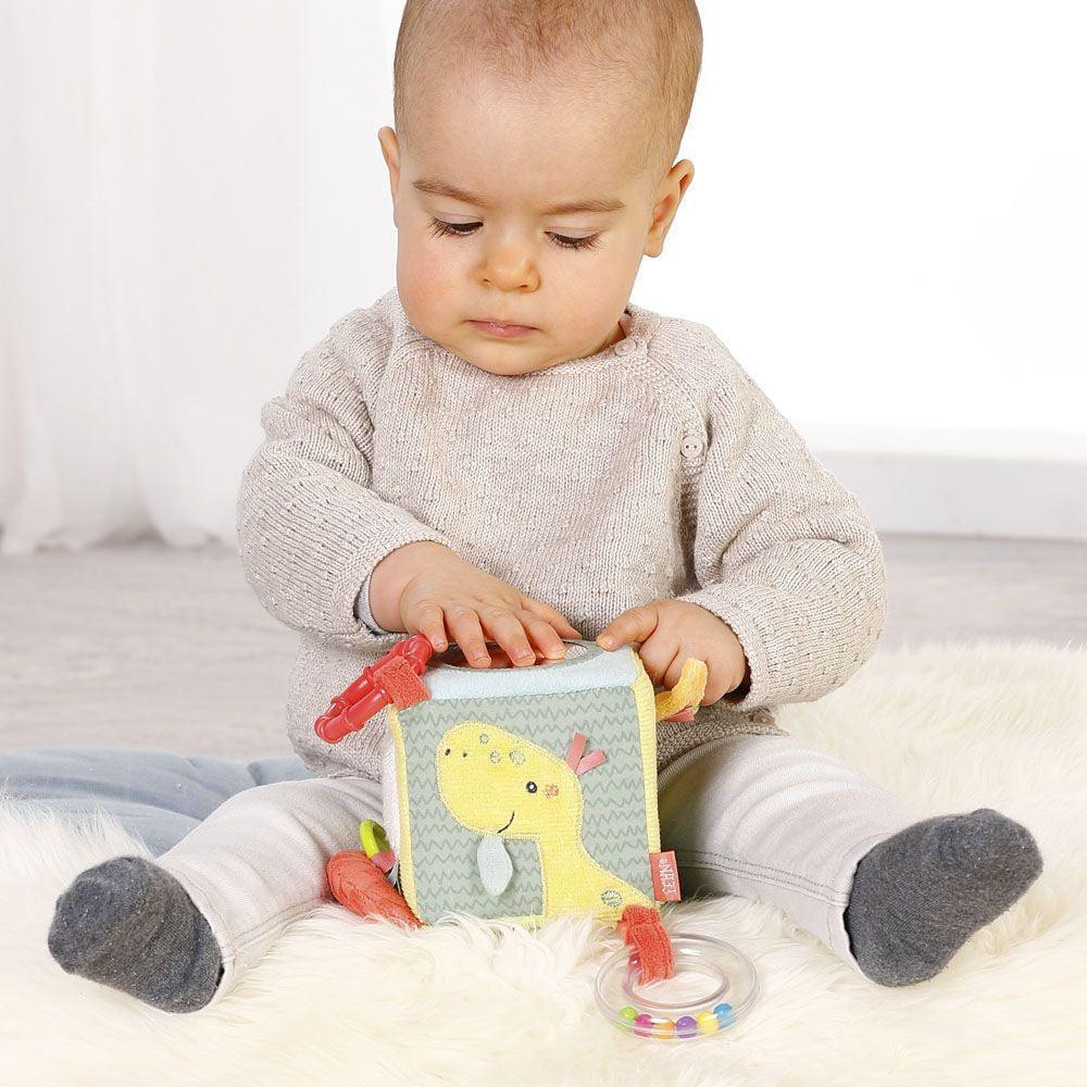 Baby Fehn - Activity cube, Happy Dino - Mari Kali Stores Cyprus Baby Fehn - Activity cube, Happy Dino - Mari Kali Stores Cyprus