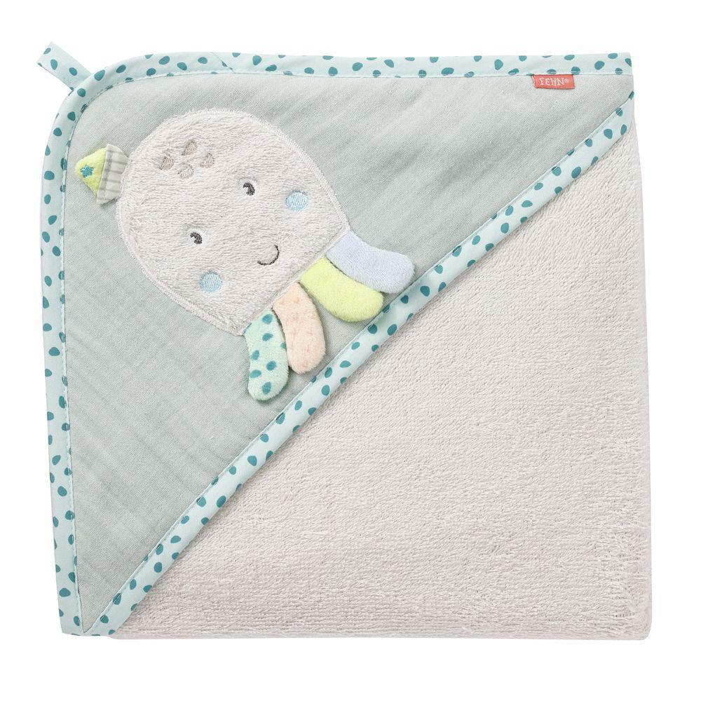Baby Fehn - Baby Fehn Towel with hood, ChildernOfTheSea - Mari Kali Stores Cyprus Baby Fehn - Baby Fehn Towel with hood, ChildernOfTheSea - Mari Kali Stores Cyprus