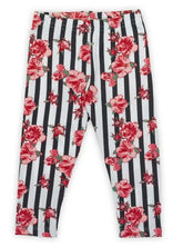 BamarNicol - Leggings, girl, flowers, stripes, pink NANA - Mari Kali Stores Cyprus