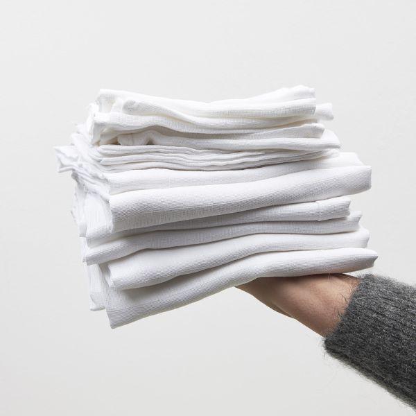 Meyco Swaddle 2-pack Muslin Uni - White - 120x120cm - Mari Kali Stores Cyprus Meyco Swaddle 2-pack Muslin Uni - White - 120x120cm - Mari Kali Stores Cyprus