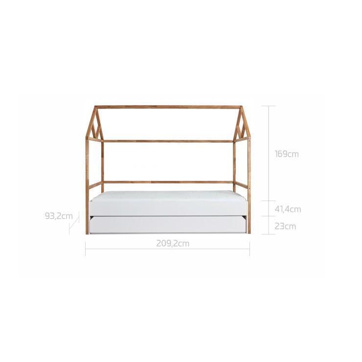 Bellamy - Bellamy Lotta Snow Junior Bed (90x200cm) - Mari Kali Stores Cyprus Bellamy - Bellamy Lotta Snow Junior Bed (90x200cm) - Mari Kali Stores Cyprus