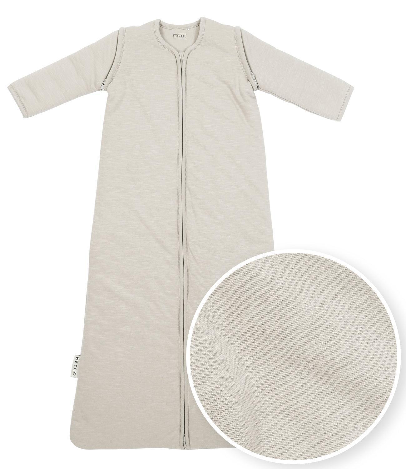 Baby Sleeping Bag, Detachable Sleeve Greige - 70cm - Mari Kali Stores Cyprus Baby Sleeping Bag, Detachable Sleeve Greige - 70cm - Mari Kali Stores Cyprus