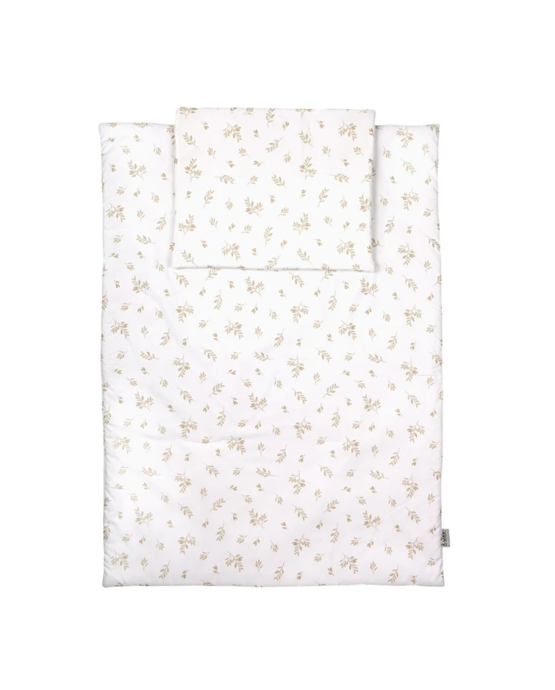 WALDIN Junior Duvet & Pillow Set 90×120 cm – “Leaves Beige ” (With Filling) WALDIN Junior Duvet & Pillow Set 90×120 cm – “Leaves Beige ” (With Filling)