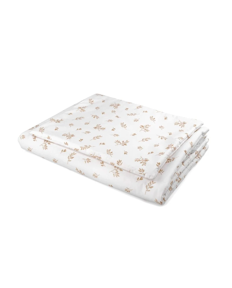 WALDIN Junior Duvet & Pillow Set 90×120 cm – “Leaves Beige ” (With Filling) WALDIN Junior Duvet & Pillow Set 90×120 cm – “Leaves Beige ” (With Filling)
