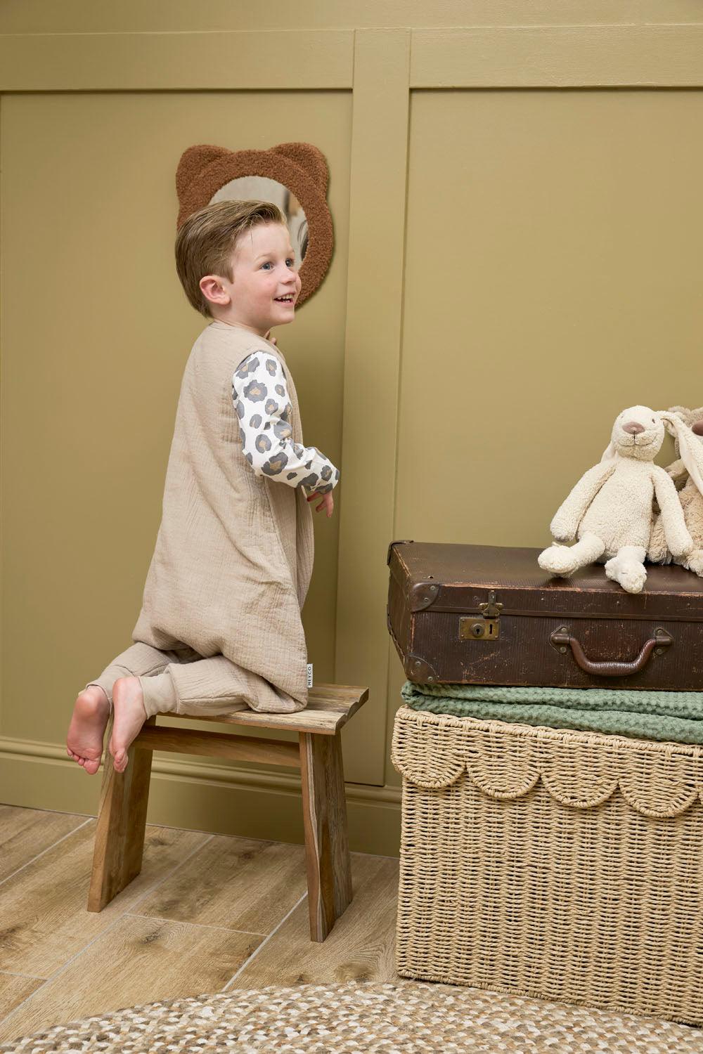 Meyco Baby Winter Sleep Overall Jumper Pre-Washed Muslin Uni Sand - 92cm - Mari Kali Stores Cyprus Meyco Baby Winter Sleep Overall Jumper Pre-Washed Muslin Uni Sand - 92cm - Mari Kali Stores Cyprus