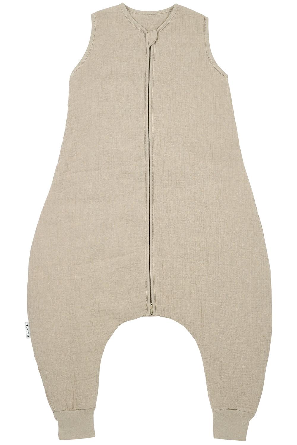 Meyco Baby Winter Sleep Overall Jumper Pre-Washed Muslin Uni Sand - 92cm - Mari Kali Stores Cyprus