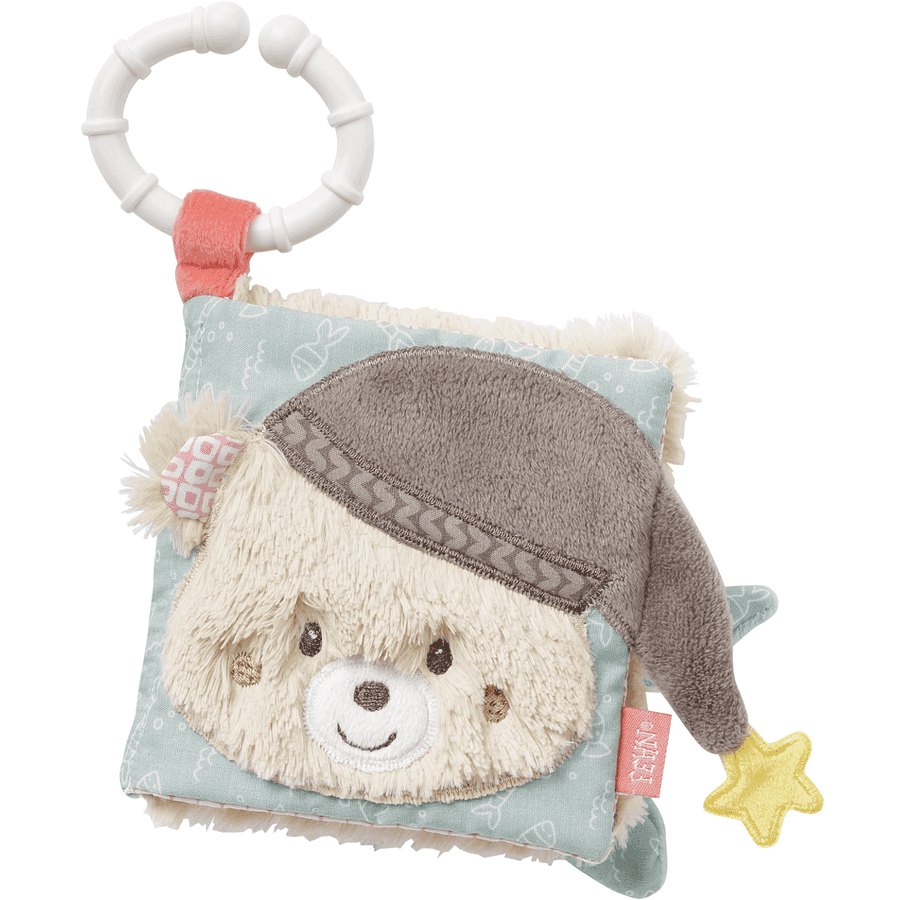 Baby Fehn Plush Book Bruno - Mari Kali Stores Cyprus Baby Fehn Plush Book Bruno - Mari Kali Stores Cyprus