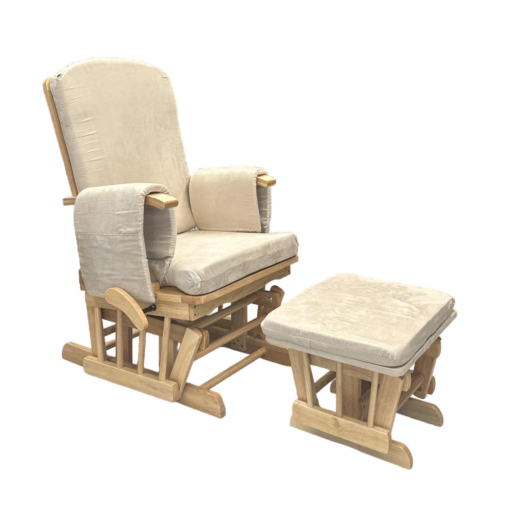 mk Collection - mkCollection Deluxe Gliding Nursing Chair with Ottoman - Mari Kali Stores Cyprus mk Collection - mkCollection Deluxe Gliding Nursing Chair with Ottoman - Mari Kali Stores Cyprus