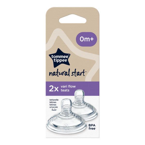 Tommee Tippee Natural Start Baby Bottle Teats, Vari Flow, 0+ - Mari Kali Stores Cyprus Tommee Tippee Natural Start Baby Bottle Teats, Vari Flow, 0+ - Mari Kali Stores Cyprus