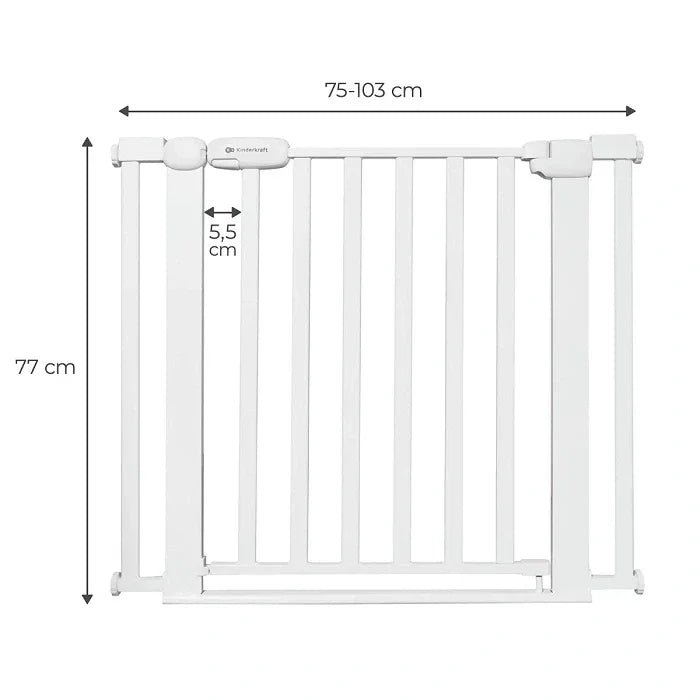 Kinderkraft LOCK&GO Παιδικό Κάγκελο Ασφαλείας για Σκάλες Kinderkraft LOCK&GO Παιδικό Κάγκελο Ασφαλείας για Σκάλες