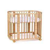 Waldin New 5in1 baby bed with cradle NATURAL - Mari Kali Stores Cyprus