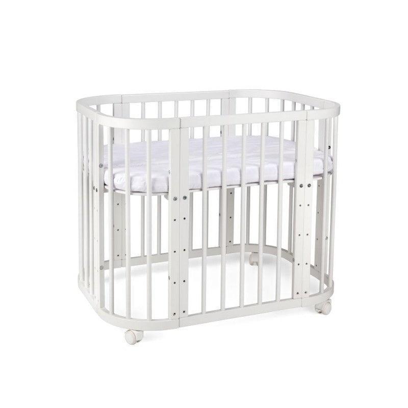 Waldin New 5in1 baby bed with cradle White - Mari Kali Stores Cyprus Waldin New 5in1 baby bed with cradle White - Mari Kali Stores Cyprus