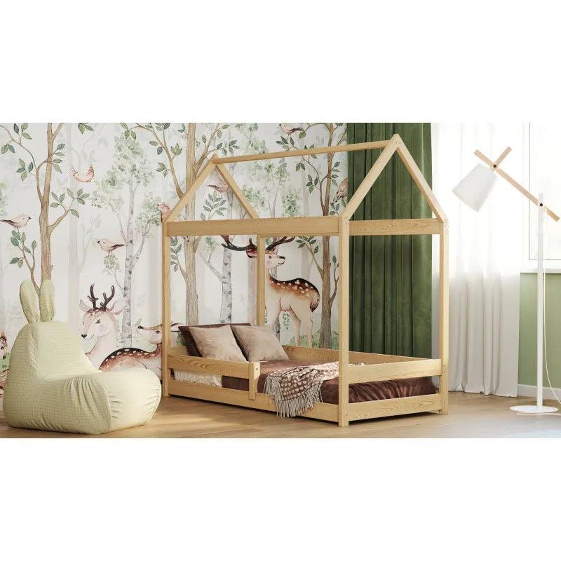 MebleWrobel Bear House bed 160x80cm Natural - Mari Kali Stores Cyprus MebleWrobel Bear House bed 160x80cm Natural - Mari Kali Stores Cyprus