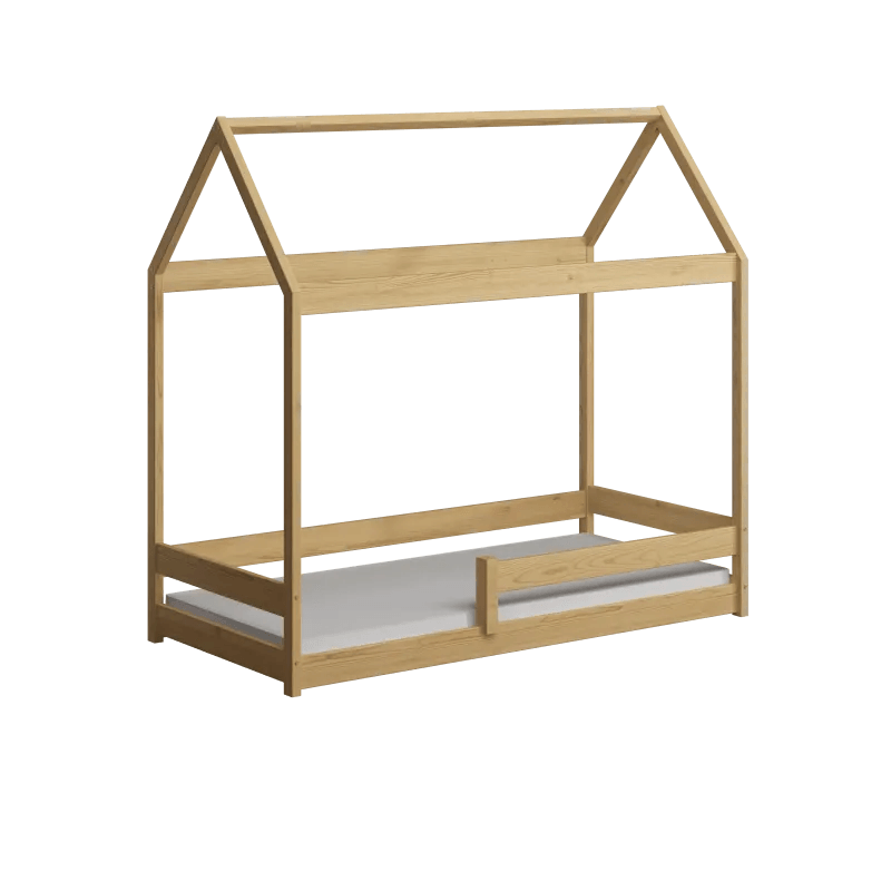 MebleWrobel Bear House bed 160x80cm Natural - Mari Kali Stores Cyprus MebleWrobel Bear House bed 160x80cm Natural - Mari Kali Stores Cyprus