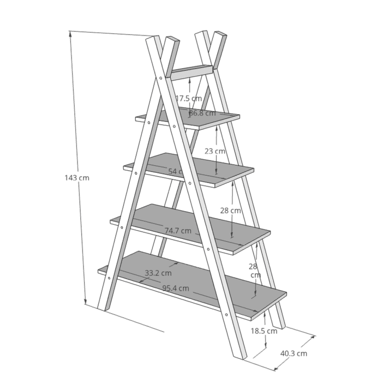 MebleWrobel - MebleWrobel Tipi Bookcase - Mari Kali Stores Cyprus MebleWrobel - MebleWrobel Tipi Bookcase - Mari Kali Stores Cyprus