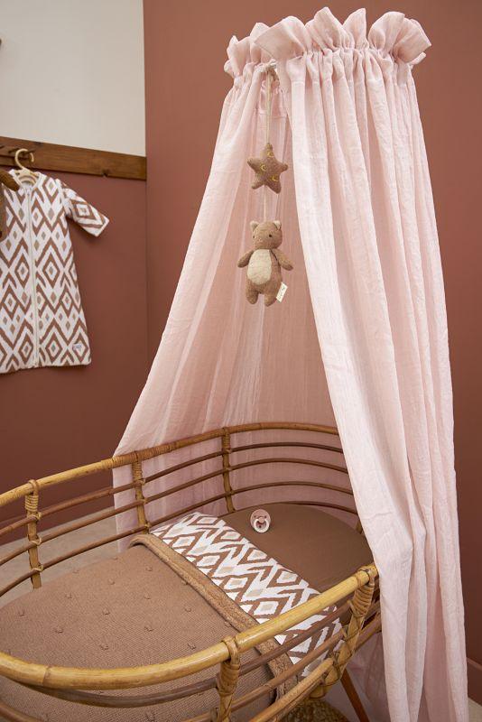 Meyco - Cot Canopy - Soft Pink - Mari Kali Stores Cyprus Meyco - Cot Canopy - Soft Pink - Mari Kali Stores Cyprus
