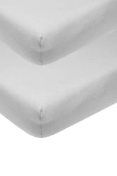 Meyco - Fitted Jersey Sheet 2Pack 70x140 - Light Grey - Mari Kali Stores Cyprus