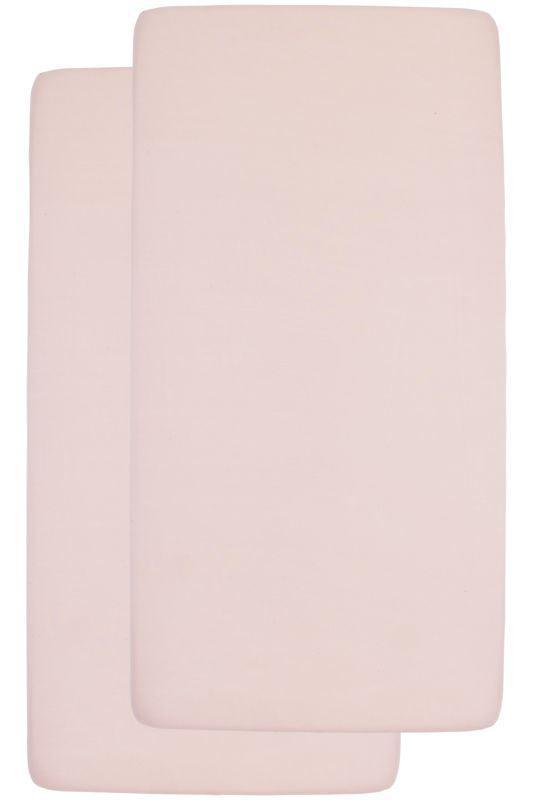 Meyco - Fitted Jersey Sheet 2Pack 70x140 - Soft Pink - Mari Kali Stores Cyprus Meyco - Fitted Jersey Sheet 2Pack 70x140 - Soft Pink - Mari Kali Stores Cyprus