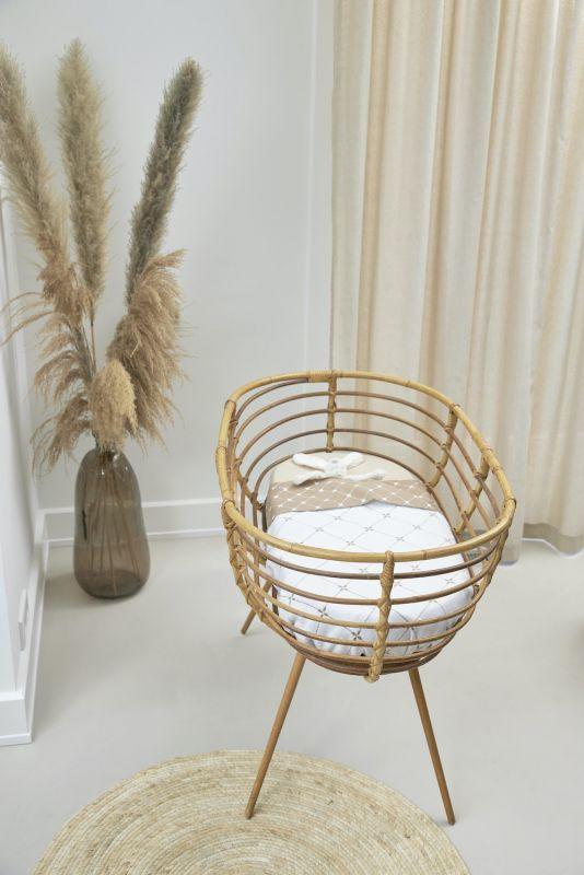 Meyco - Meyco X Mrs. Keizer Crib Blanket Louis - Taupe- 75x100cm - Mari Kali Stores Cyprus Meyco - Meyco X Mrs. Keizer Crib Blanket Louis - Taupe- 75x100cm - Mari Kali Stores Cyprus