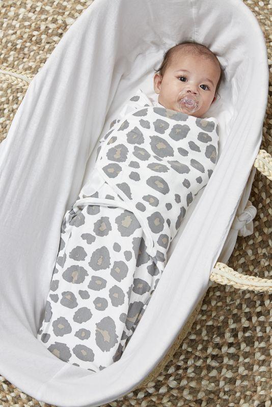 Meyco - Swaddle Meyco 2pack - Panther/Uni Grey - 0-3m - Mari Kali Stores Cyprus Meyco - Swaddle Meyco 2pack - Panther/Uni Grey - 0-3m - Mari Kali Stores Cyprus