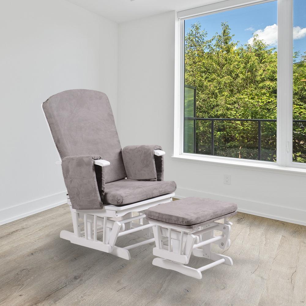 mk Collection - mkCollection Deluxe Gliding Nursing Chair with Ottoman - Mari Kali Stores Cyprus mk Collection - mkCollection Deluxe Gliding Nursing Chair with Ottoman - Mari Kali Stores Cyprus