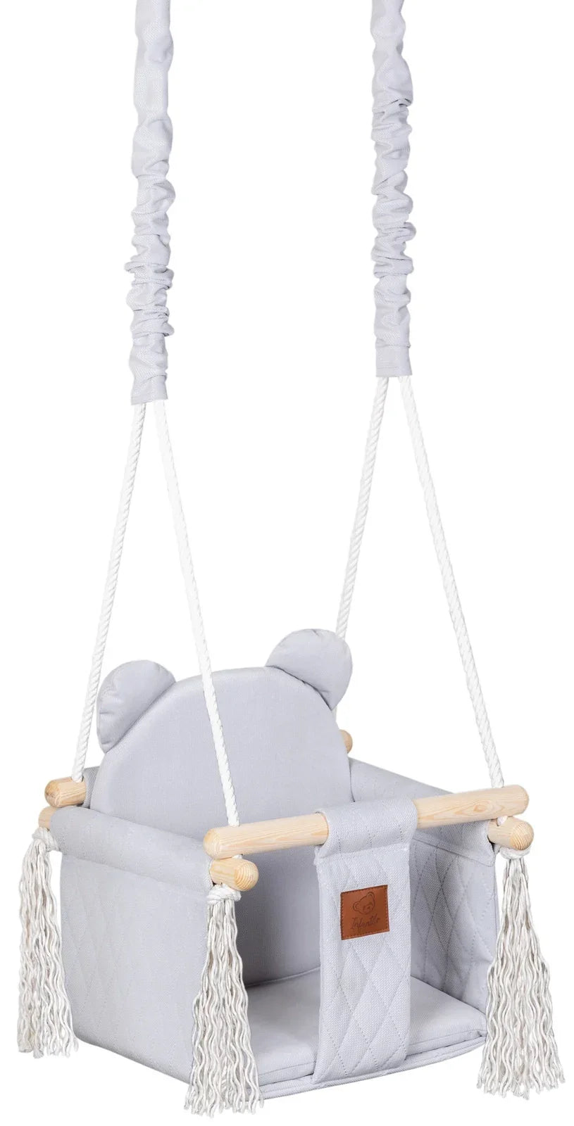 Infantilo Children's swing VELVET QUILTED Infantilo Children's swing VELVET QUILTED