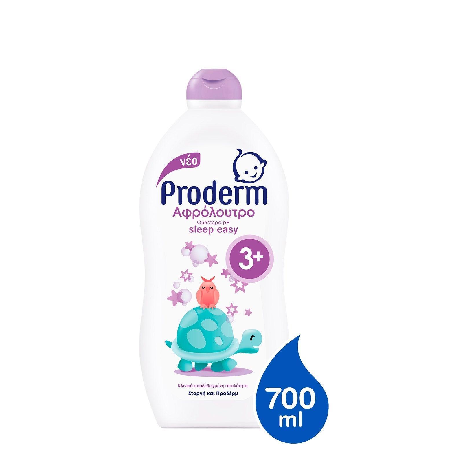 Proderm Kids Sleep Easy 3Y+ Foaming Bath 700ML - Mari Kali Stores Cyprus Proderm Kids Sleep Easy 3Y+ Foaming Bath 700ML - Mari Kali Stores Cyprus