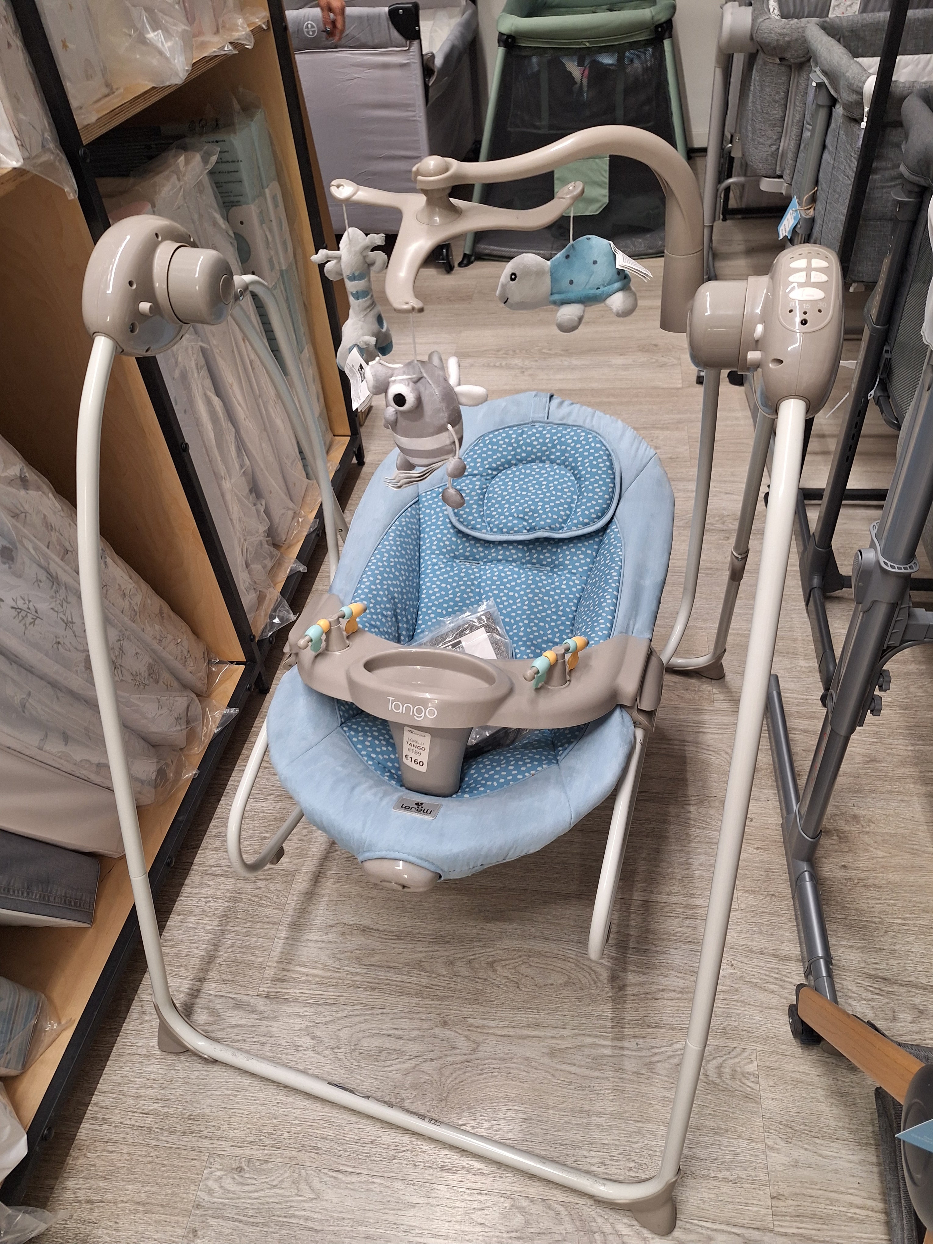 Lorelli Tango Electric Baby Swing Cameo Blue – (Last Piece Open Box ) Lorelli Tango Electric Baby Swing Cameo Blue – (Last Piece Open Box )