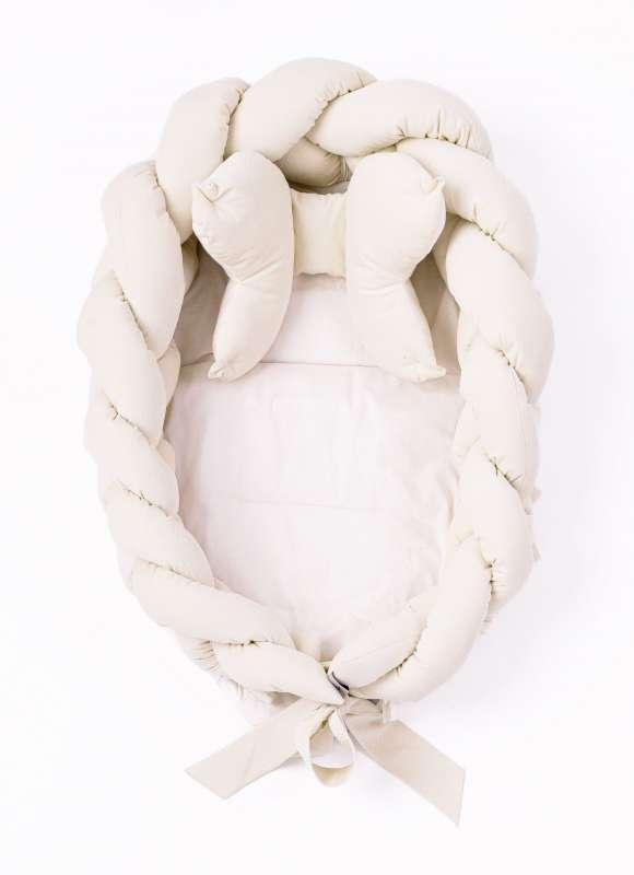 Belisima Baby Braid Nest Cocoon Blue Ecru - Mari Kali Stores Cyprus Belisima Baby Braid Nest Cocoon Blue Ecru - Mari Kali Stores Cyprus