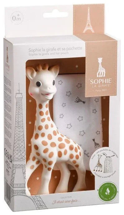 Sophie la girafe Sophie the giraffe the first baby toy with storage case Sophie la girafe Sophie the giraffe the first baby toy with storage case