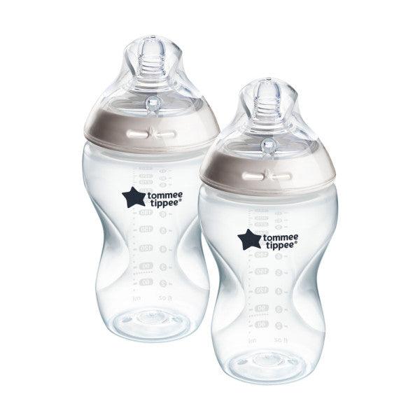 Tommee Tippee Closer to Nature Baby Bottle x2 340ml - Mari Kali Stores Cyprus Tommee Tippee Closer to Nature Baby Bottle x2 340ml - Mari Kali Stores Cyprus
