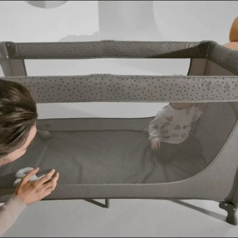 Klnderkraft travel cot Joy2 with accesories Dark Grey - Mari Kali Stores Cyprus Klnderkraft travel cot Joy2 with accesories Dark Grey - Mari Kali Stores Cyprus