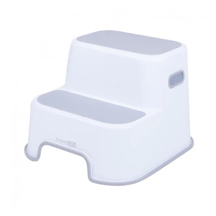 FreeON Double Step Stool Grey FreeON Double Step Stool Grey