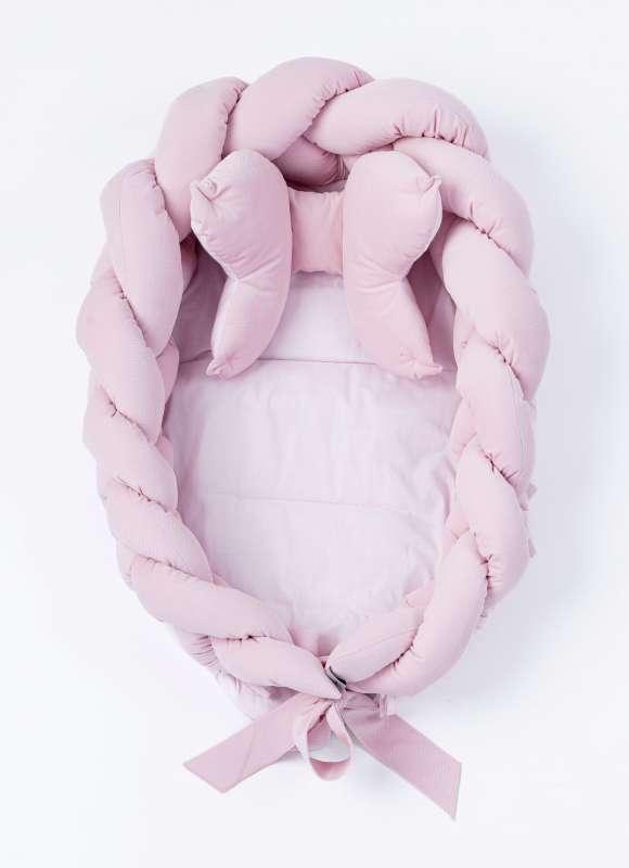 Belisima Baby Braid Nest Cocoon Blue Light Pink - Mari Kali Stores Cyprus Belisima Baby Braid Nest Cocoon Blue Light Pink - Mari Kali Stores Cyprus