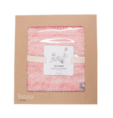 Zopa - ZOPA Baby Blanket Melange Redwine 80x100cm - Mari Kali Stores Cyprus