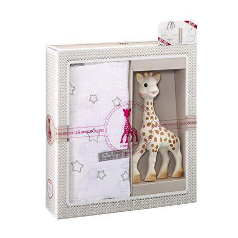 Sophie la girafe Gift set with muslin - Mari Kali Stores Cyprus