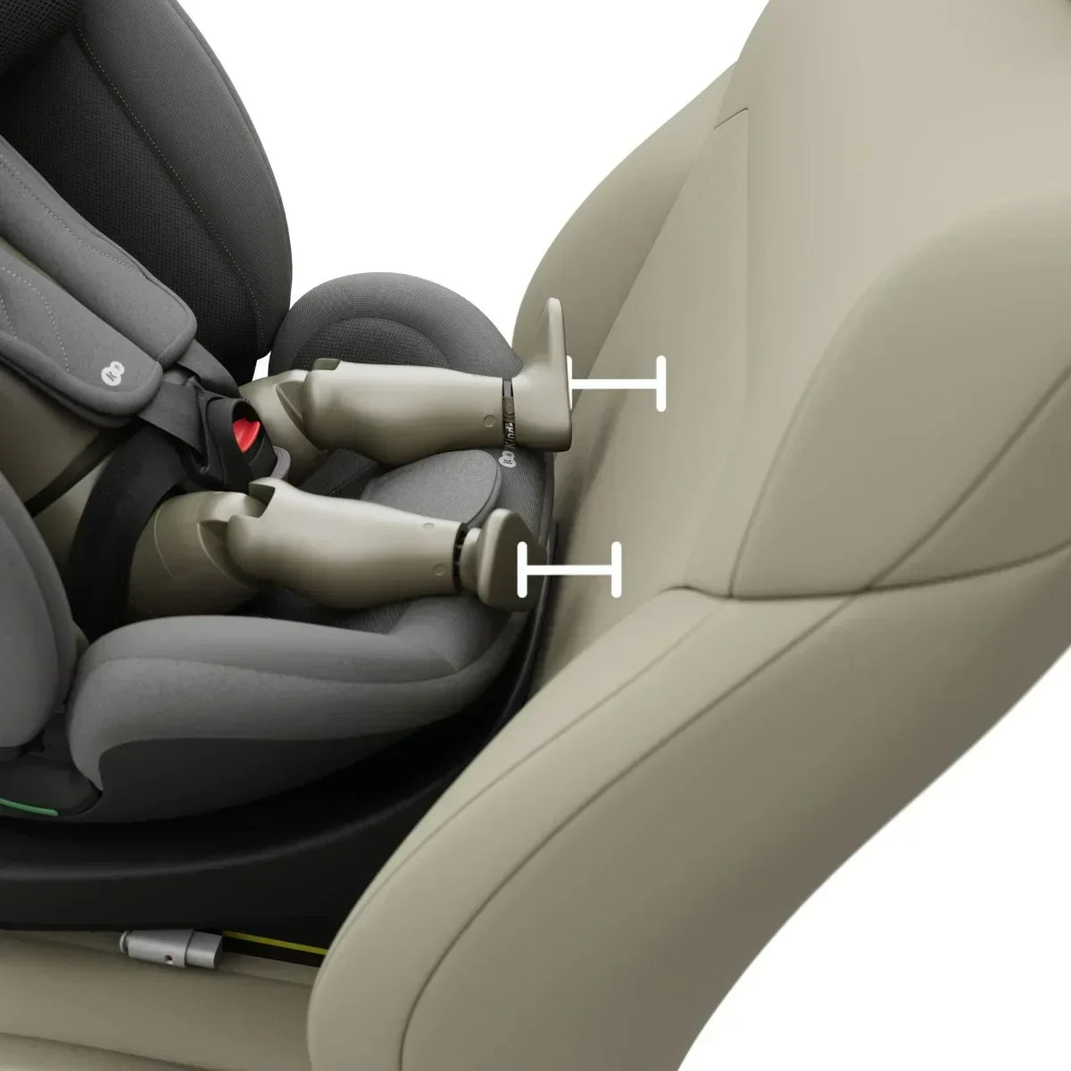 Iso Fix Isofix System On Outer Rear Seats Kinderkraft Endura