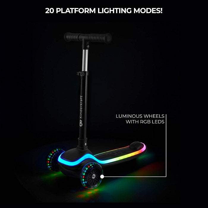 Kinderkraft Three-wheeled LED scooter Raket