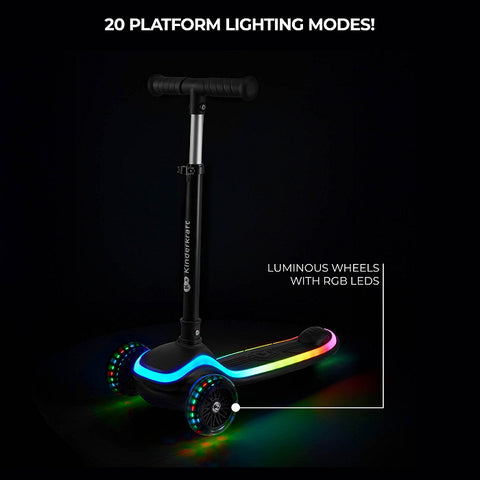Kinderkraft Three-wheeled LED scooter Raket
