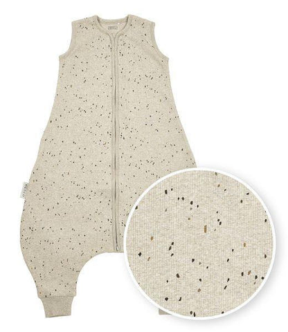 Meyco Baby Summer Sleep Overall Jumper Rib Mini Spot - Sand Melange - 104cm - Mari Kali Stores Cyprus