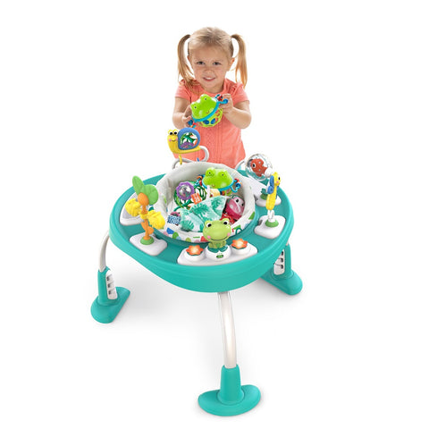 BRIGHT STARTS Bounce?Bounce?Baby™ 2-in-1 Activity Jumper & Table - Playful Pond™