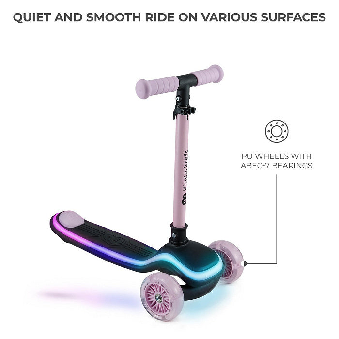 Kinderkraft Three-wheeled LED scooter Raket