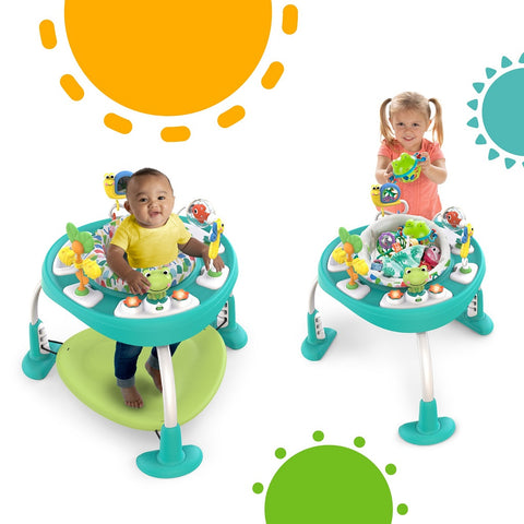 BRIGHT STARTS Bounce?Bounce?Baby™ 2-in-1 Activity Jumper & Table - Playful Pond™