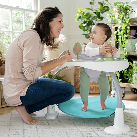 INGENUITY Spring & Sprout™ 2-in-1 Activity Jumper & Table - First Forest™