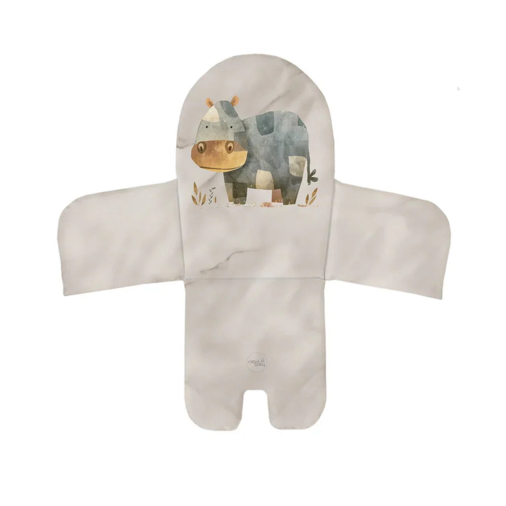 Ceba Baby High chair cushion insert (26x24x40) Basic Cosy Hippo