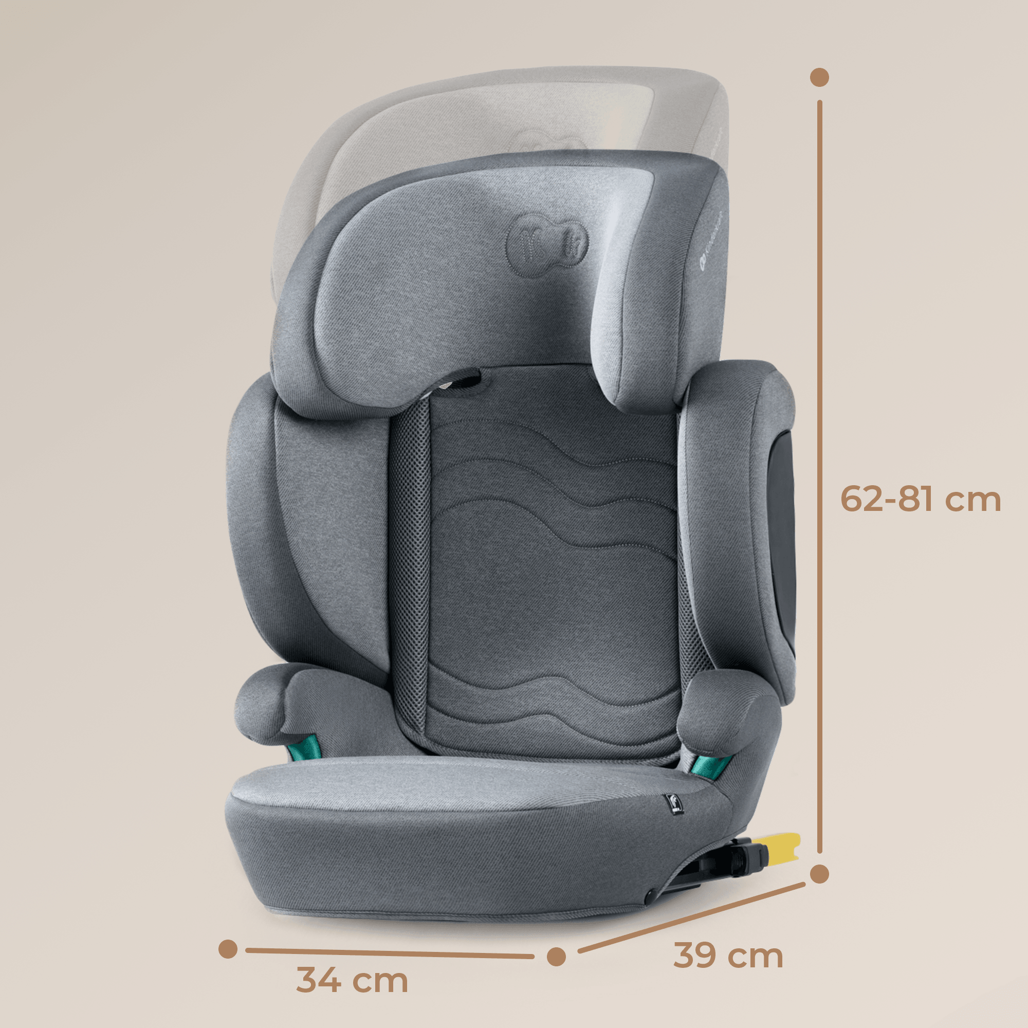 Kinderkraft Xpand 2 i-Size High Back Booster Seat - Mari Kali Stores Cyprus