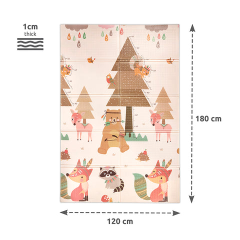 Double sided Children Playmat Buddies  120x180cm Foldable