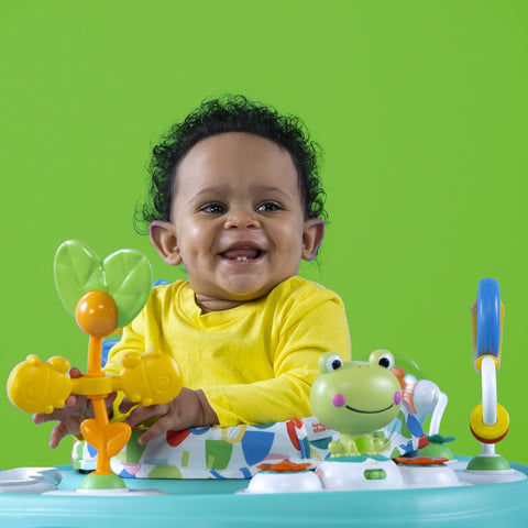 BRIGHT STARTS Bounce?Bounce?Baby™ 2-in-1 Activity Jumper & Table - Playful Pond™